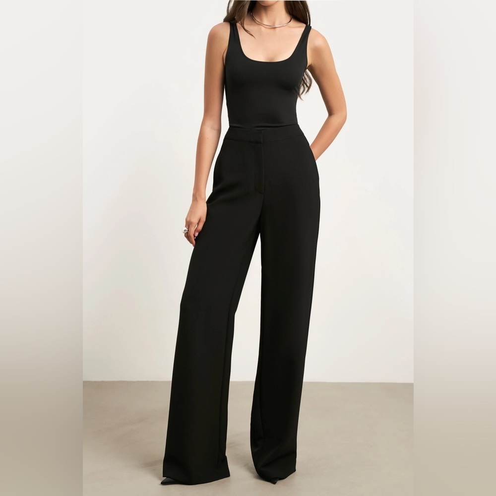 Because Of Alice Effortless Wide Leg Trousers Size Large